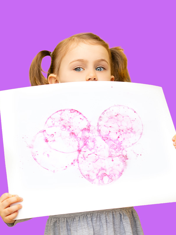 Come creare un'opera d’arte di bolle e di magia