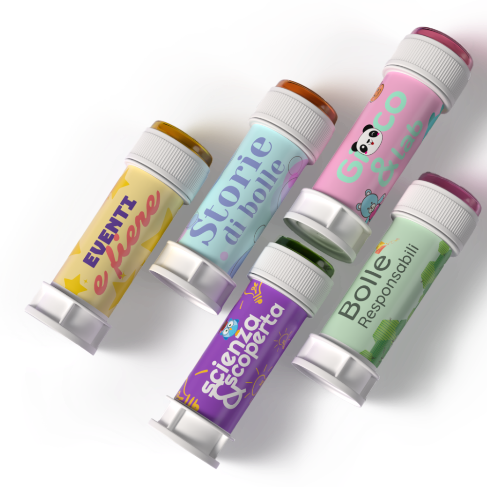 BUBBLE WORLD <br />
È IL MONDO <br />
DELLE BOLLE DI <br />
SAPONE<br />
