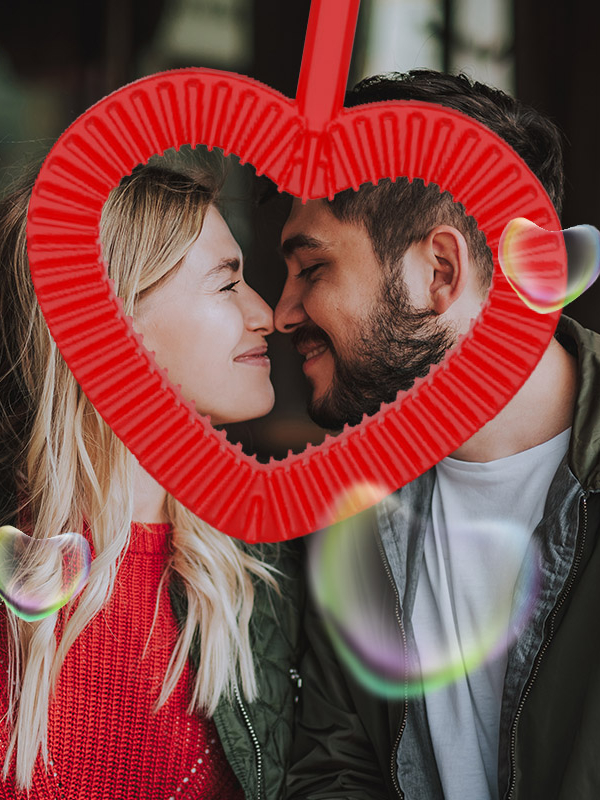 Questo san valentino te lo dico con una bolla di sapone