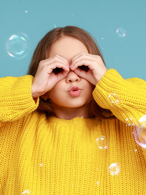 Soap bubbles in cartoons