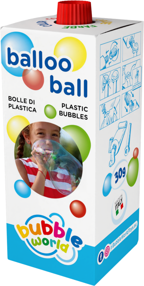 Bolle-di-plastica-Balloo-Ball-Bubble-World-rosse.png