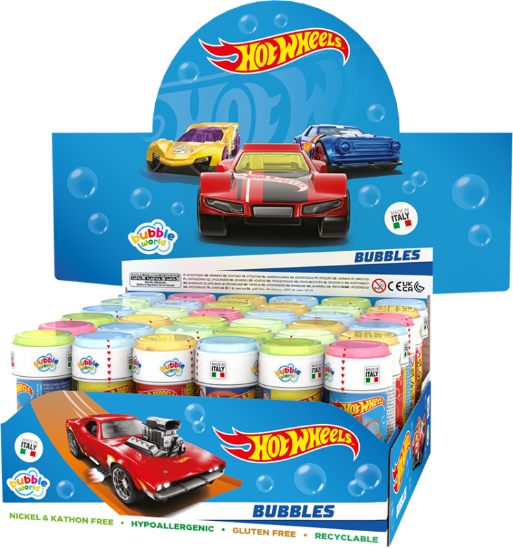 Hot Wheels - Bolle di sapone Bubble World - Confezione da 36 pz.png