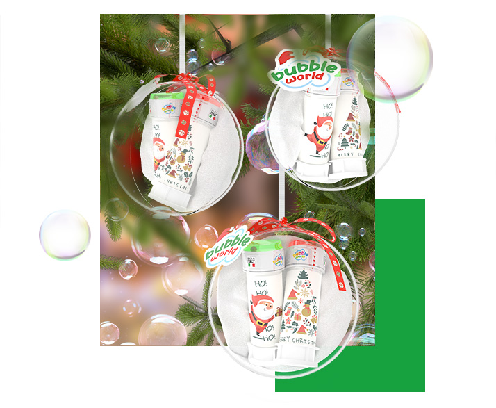 Le bolle di sapone per addobbare l’albero di Natale? Con Bubble World è possibile!