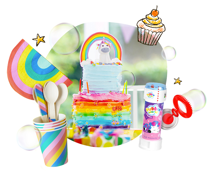 Un compleanno unico e personalizzato con le bolle di sapone Bubble World