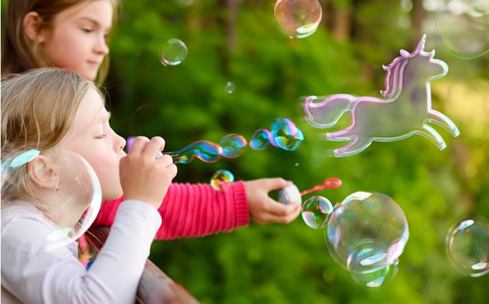 Liberare la creativita’ attraverso un gioco semplice come le bolle di sapone