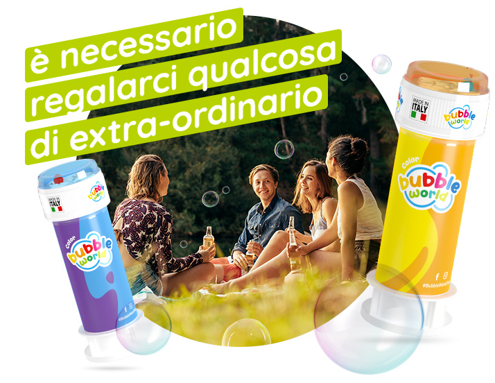 Con Bubble World, bolle di sapone per tutte le occasioni