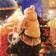 Idee regalo last minute per Natale?  La palla bolla di Natale di Bubble World