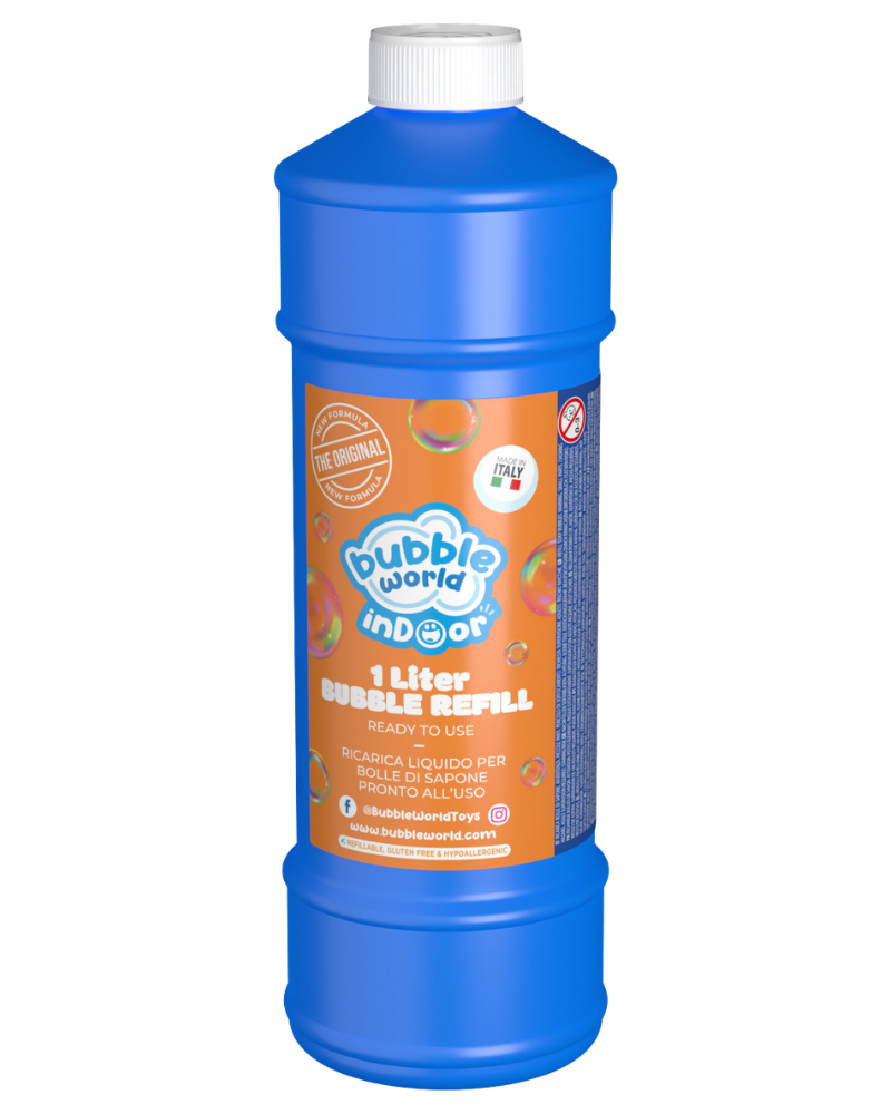 Ricarica bolle di sapone 1L Bubble World Indoor